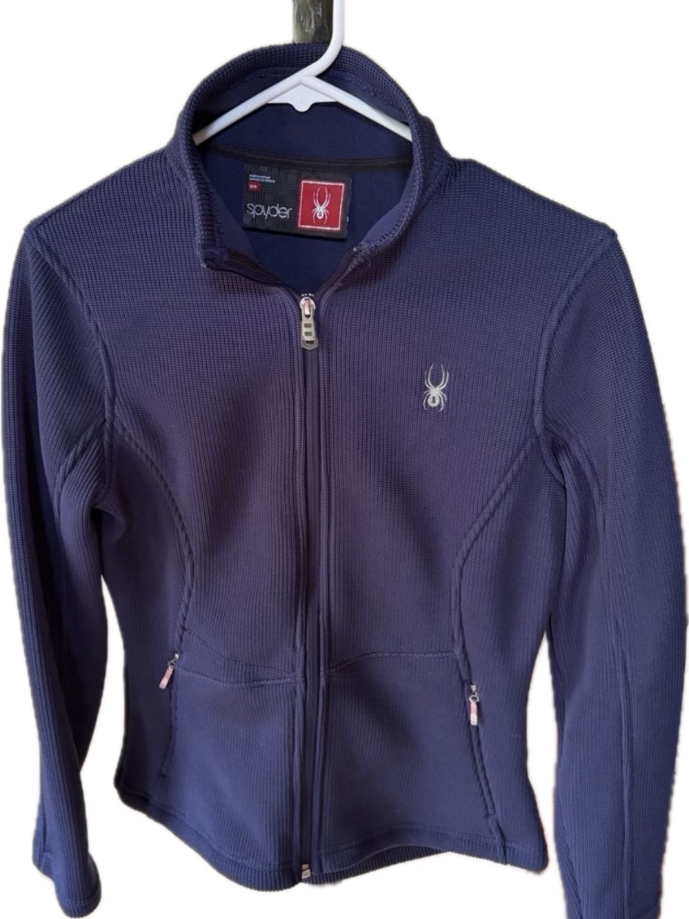 Spyder Women's Dark Navy Full-Zip Utility Jacket